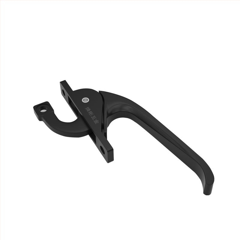 Полумесечен замък G001, алуминиева сплав, за врати и прозорци, механизъм за свързване, модерен минималистичен стил