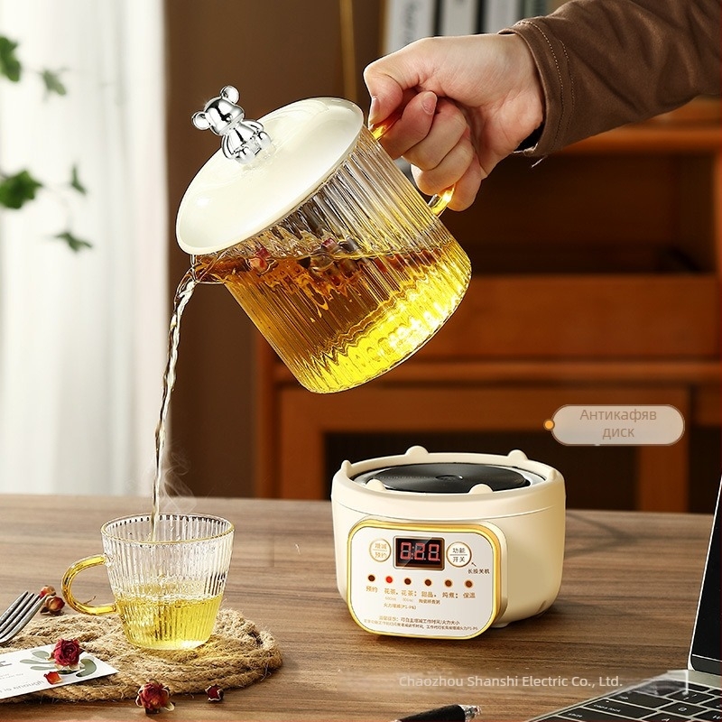 Електрическа чаша за нагряване за офис, компактна, разглобяема конструкция (шаси нагряване, под 1000W, капацитет под 1 л, защита от прегряване)