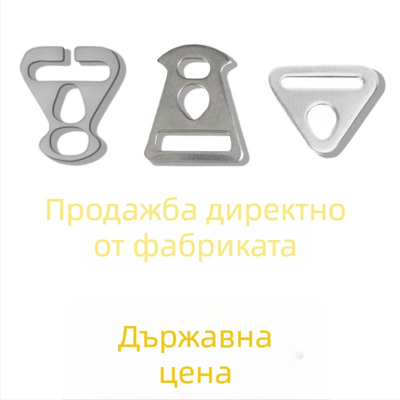 Къмпинг аксесоар: закопчалка за шнур на палатка с триъгълна настройка – самозадържаща се