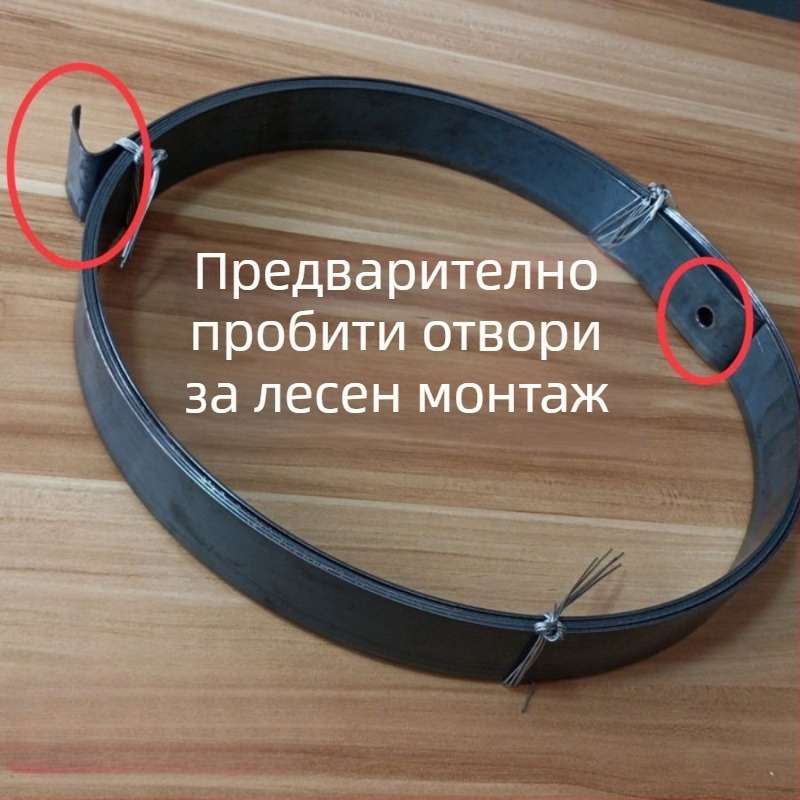Пружина за ролетна врата, универсален тип, пружинна лента, дълъг железен лист за ръчно плъзгаща се врата