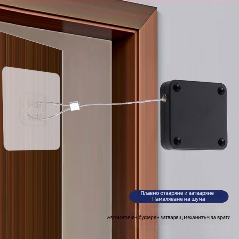 Въжен затварящ механизъм за врати — автоматичен, пластмасов, Zhujiang, модерен минималистичен дизайн