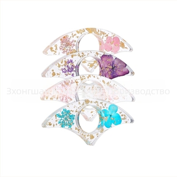 Преса за книги със сушени цветя и палец-държач — Jiaze, пластмаса, античен стил, прозрачен модел, базова опаковка