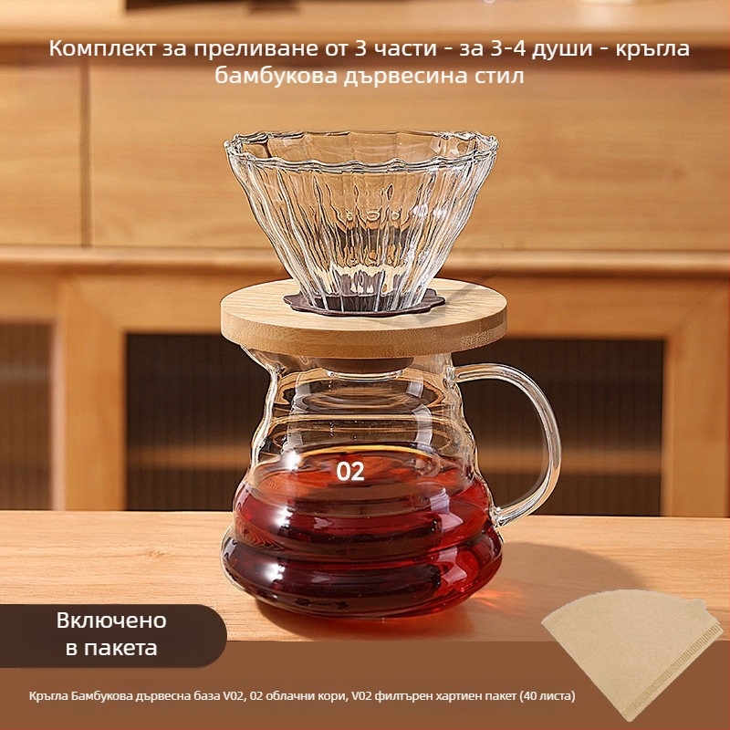 Комплект ръчна мелница за кафе за дома и на открито – компактна, минималистичен стил, пълен комплект