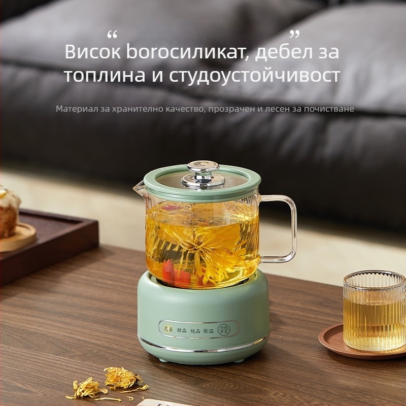 Електрическа чаша за здравословно готвене – корпусно нагряване; капацитет 0.6–0.7 л; мощност под 1000 W; напрежение 220 V