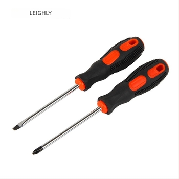 Многофункционална ергономична отвертка с кръстосана глава и магнитен връх, изолирана, от 45# стомана; за винтове 3–8 мм