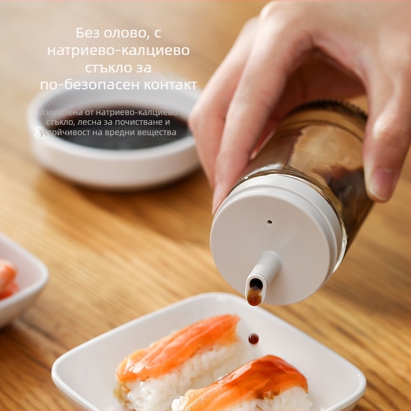 FaSoLa дозатор за масло, стъклен, автоматично отваряне и затваряне, модерен минималистичен стил