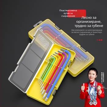 Комплект вътрешни шестогранни ключове, материал Chromium Vanadium Steel Cr_V