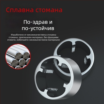 Комплект матрици за резба на пластмасови тръби за домакинство, ръчен инструмент за навиване на PVC тръби