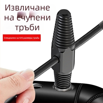 Извличащ инструмент за счупена резба на кран - обратен резбов инструмент за водопровод - Марка Shanghai Fei; Единица: Други