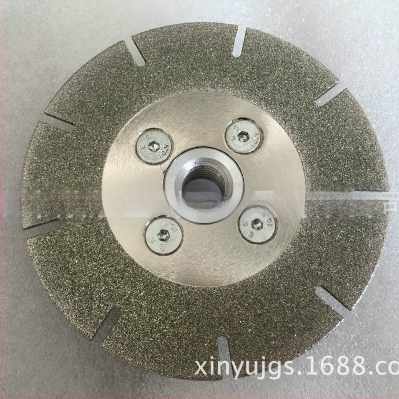 Електроплатени диамантени дискове за ъглошлайф, за камък, максимална скорост 8500 rpm, персонализируеми