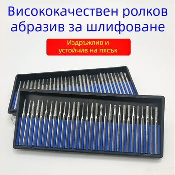 Диамантена цилиндрична глава за шлайфане; зърнистост A; подходяща за обработка на нефрит, за заобляне на ръбове и обработка на канали
