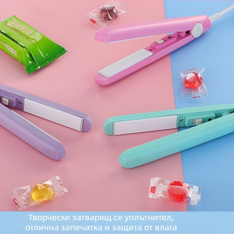 Yongtep ръчен запечатвач за торбички с бонбони, 18 мм ширина на запечатване, диапазон на температурата 0-100°C, преносим