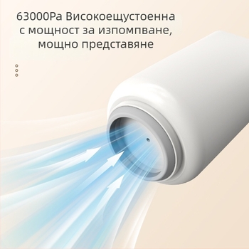 Вакуумна машина за опаковане на храни, преносима презареждаема, 5V 4W, ABS корпус, вместимост 500–1000 ml, тегло 120 g