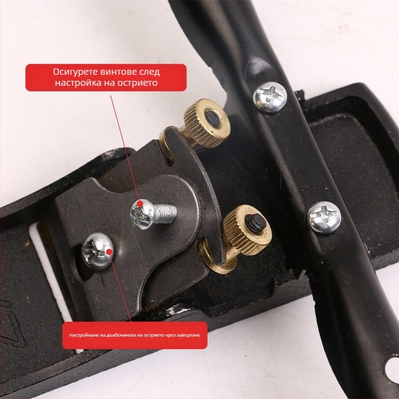 Чугунен дърводелски планер, мултифункционален ръчен планер за довършване и кантиране (материал: чугун; начин на работа: ръчен; тип: дърводелски планер; марка: Jiezey hardware)