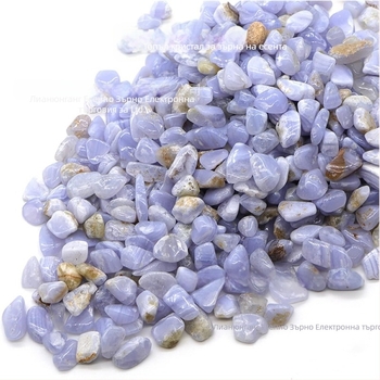 Халцедонов гравий за аквариуми, неравна форма, шлайфан и полирани камъни, декоративни камъни за орнаменти