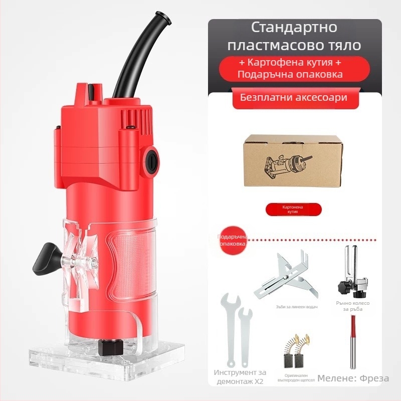 Дървообработваща машина за довършване, фрезоване и гравиране, 220V, мултифункционална индустриална слот-машина