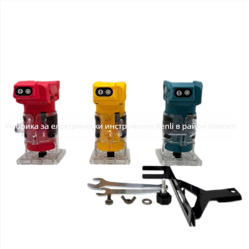 Willet Безчетков дървообработващ тример с каналиране, регулируем литиев електрически гравиращ инструмент