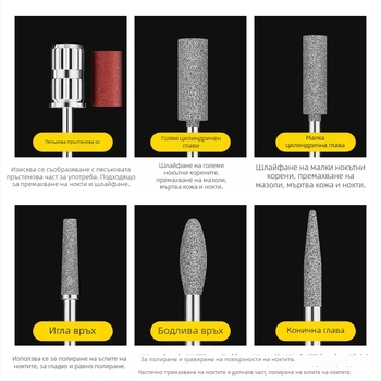 Мини електрически шлайф-писалка за полиране и гравиране, презареждаема литиева батерия, 5V, трискоростен контрол