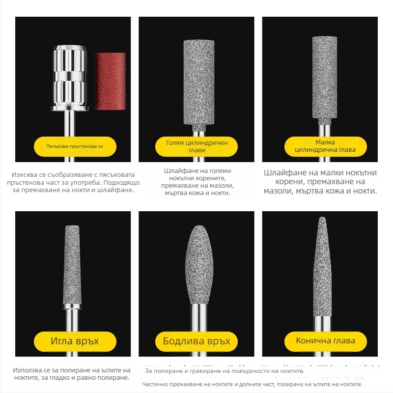 Мини електрически шлайф-писалка за полиране и гравиране, презареждаема литиева батерия, 5V, трискоростен контрол
