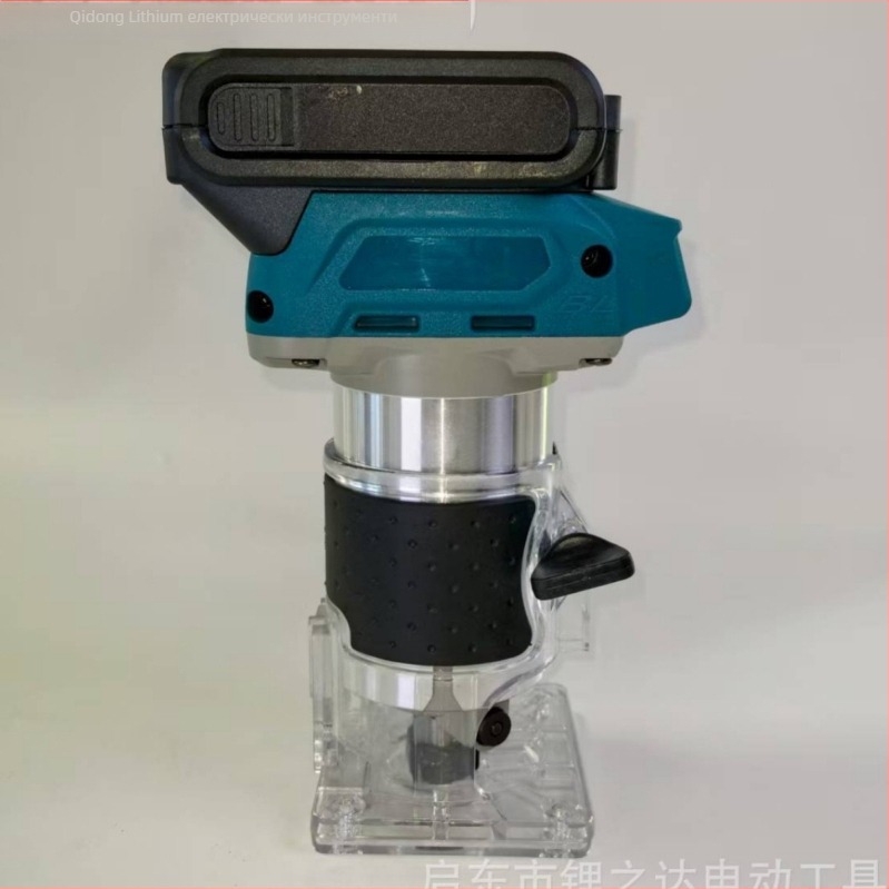 Безчеткова 21V литиева батерия – подрязваща и фрезоваща машина за дърво, каналиране и пробиване на дупки – мултифункционален компактен инструмент