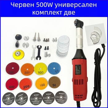 Ръчна електрическа машина за почистване на фуги между плочки — регулируема скорост, 90° ъглов накрайник, компактна за шлайфане и гравиране, захранване от мрежата 110–220V