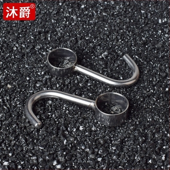 Mu jue 304 неръждаема стомана кухненска закачалка за кръгъл тръбен монтаж, удебелен корпус, полирана повърхност