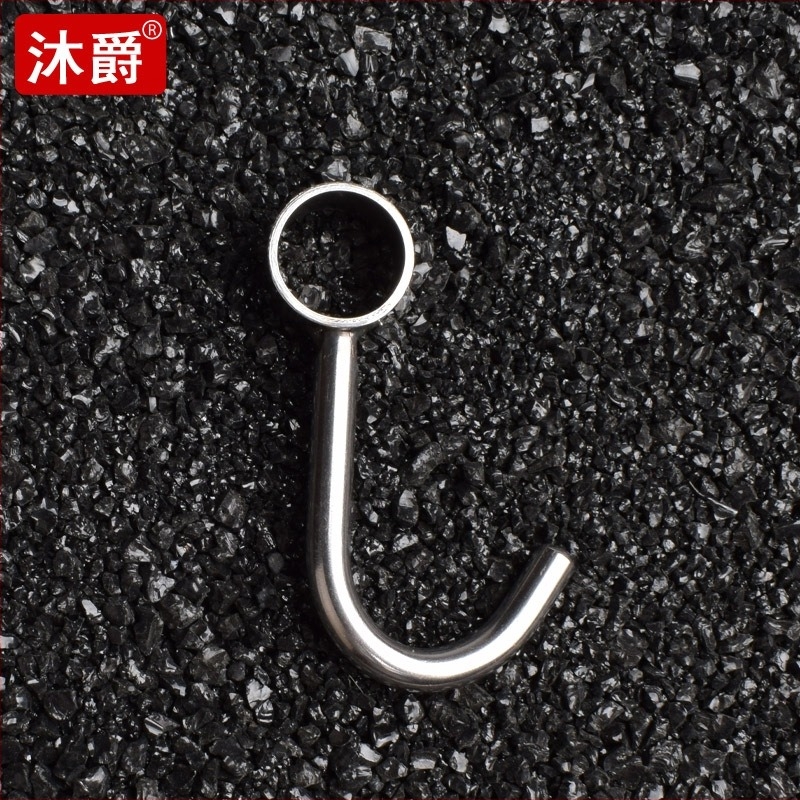 Mu jue 304 неръждаема стомана кухненска закачалка за кръгъл тръбен монтаж, удебелен корпус, полирана повърхност