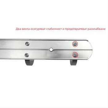 Алуминиева сплав закачалка за дрехи, стенна квадратна закачалка, модерен минимализъм, повече от три реда