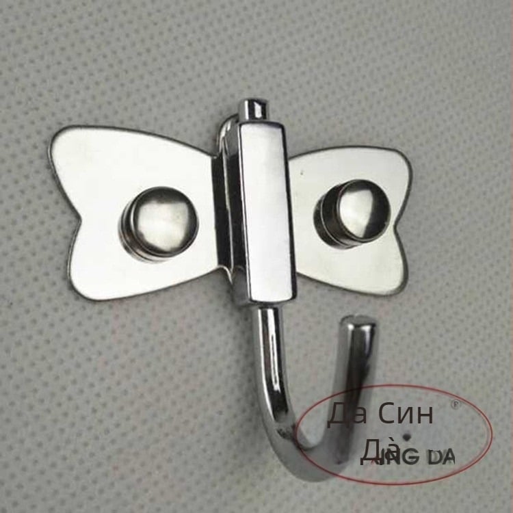 Yaxing Da неръждаема стомана единична закачалка, дизайн пеперуда, товароподемност 15 кг, закачалка за кърпи за баня, модерен минималистичен стил