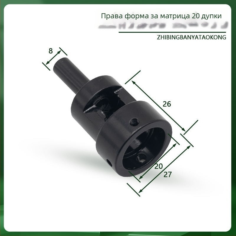 Комплект за нарязване на резби за ръчно и машинно ползване, съвместим с автоматичен струг и фреза, включва резбонарезен инструмент