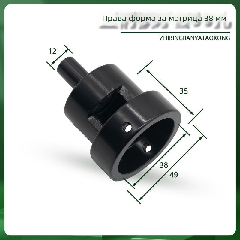 Комплект за нарязване на резби за ръчно и машинно ползване, съвместим с автоматичен струг и фреза, включва резбонарезен инструмент