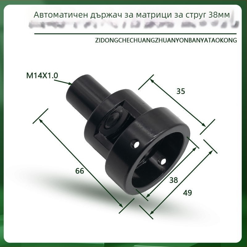 Комплект за нарязване на резби за ръчно и машинно ползване, съвместим с автоматичен струг и фреза, включва резбонарезен инструмент