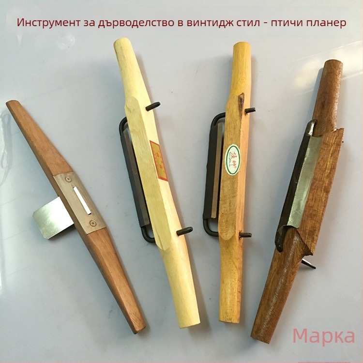 Розово дърво ръчен дърводелски планер с железен нож
