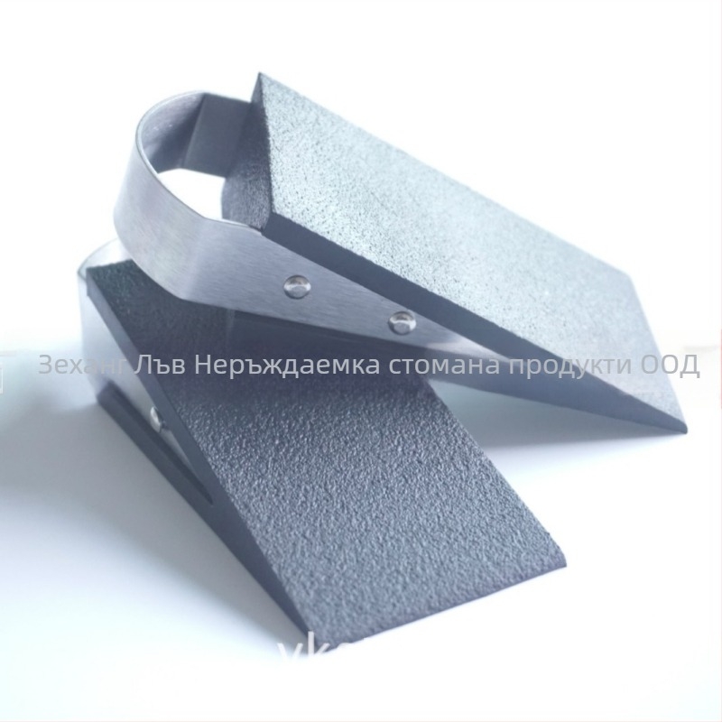 MC-1 ТПР безпробивен държач за врати, стенен монтаж CT-01, повърхност шлайфана