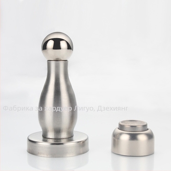 Магнитен държач за врата, модел A04, от неръждаема стомана 304, монтаж на стена, повърхност: матова и полирана