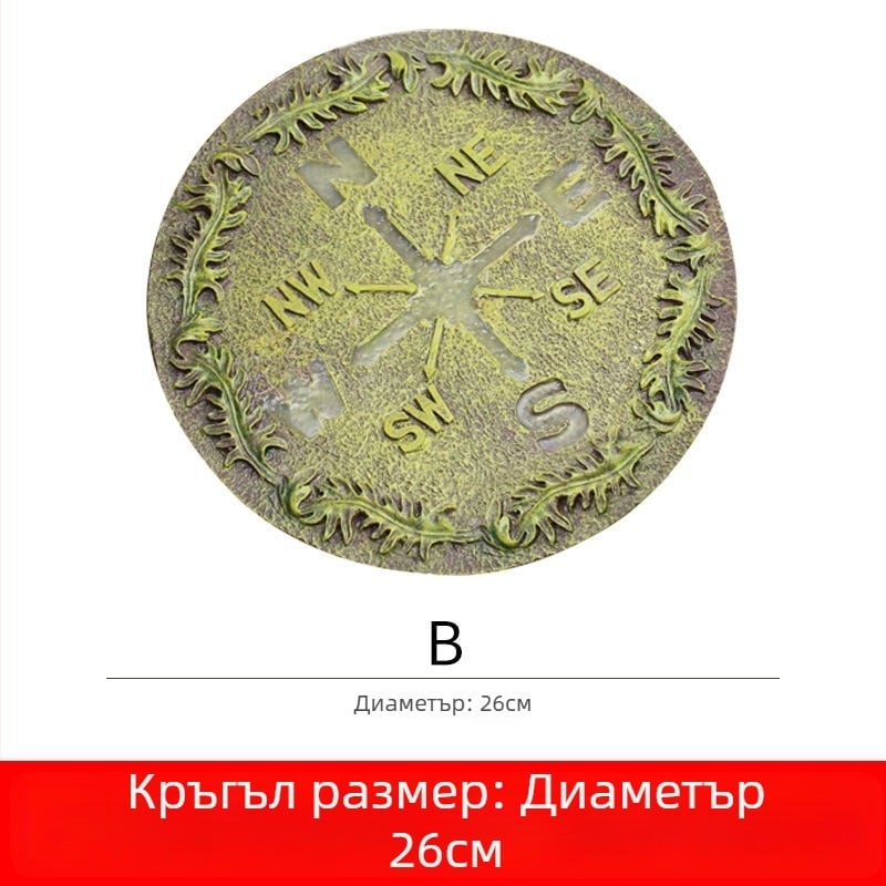 Смолна градинска декорация — стоящ декоративен стъпков камък за двор, картонена опаковка