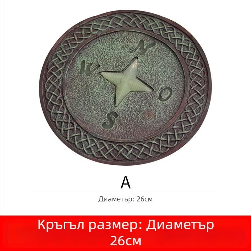 Смолна градинска декорация — стоящ декоративен стъпков камък за двор, картонена опаковка