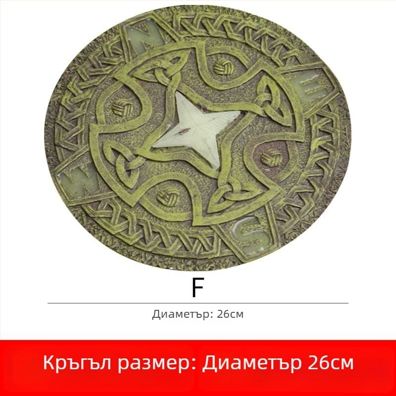 Смолна градинска декорация — стоящ декоративен стъпков камък за двор, картонена опаковка