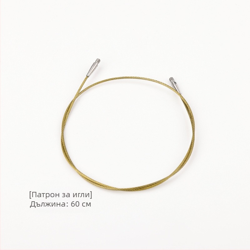Кръгла плетачна игла от ебоново дърво, сваляема, ръчна изработка, за плетене на пуловери (код: 6511002741999; стил: модерен)