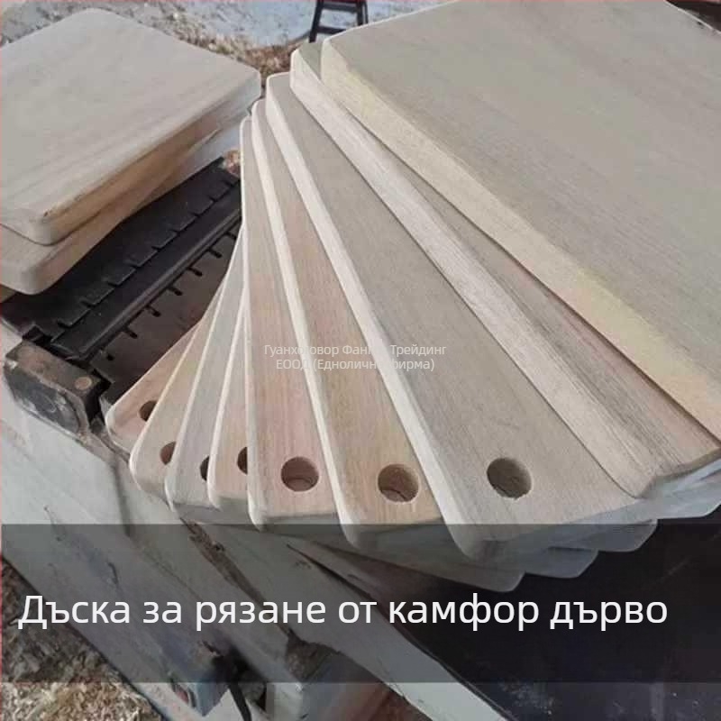 Камфорова дървена дъска за рязане – масивна, удебелена и устойчива кухненска дъска