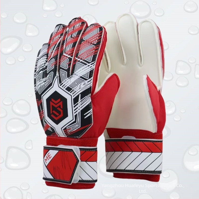 Футболни вратарски ръкавици - PU материал, марка ME, персонализирани, унисекс, за футболни тренировки и мачове.