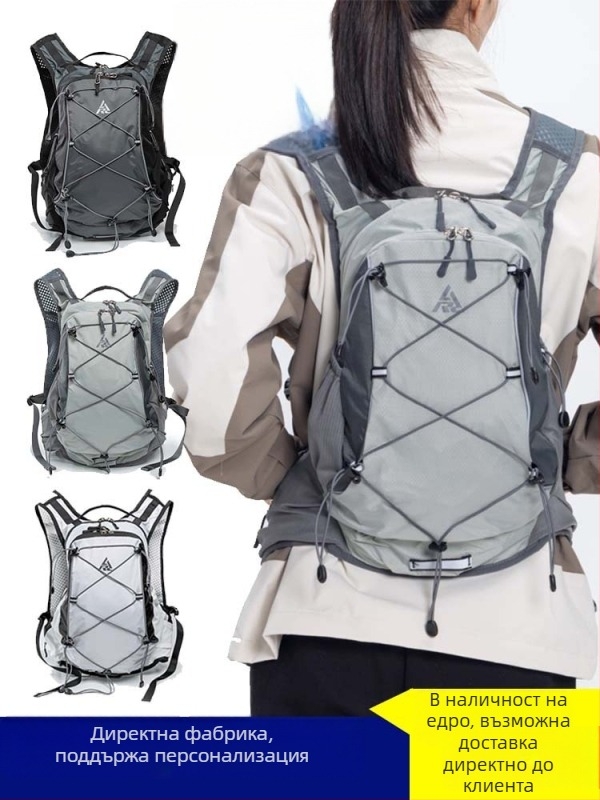 Планинска туристическа раница, лека и дишаща, водоустойчива, изработена от нейлон, ергономичен гръб, полиестерна подплата, за външни спортове, летен модел 2025.