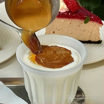 Стъклена чаша за кафе за замразяване, прост стил, опаковка в бяла кутия, единична бройка, квалифициран продукт