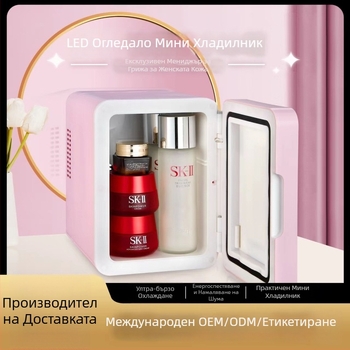 Портативен мини хладилник за топло и студено, 6–10 л, ABS, 12V/220V, 30–42W