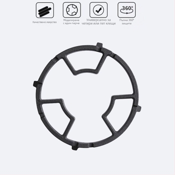Стойка за газов котлон за универсални тенджери за супа и мляко, противохлъзгаща, стенна, пластмасова