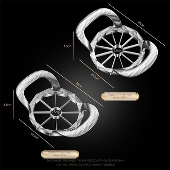 Ябълков резач и сърцевинител от неръждаема стомана 304, домашна употреба, модерен дизайн, обработка по поръчка