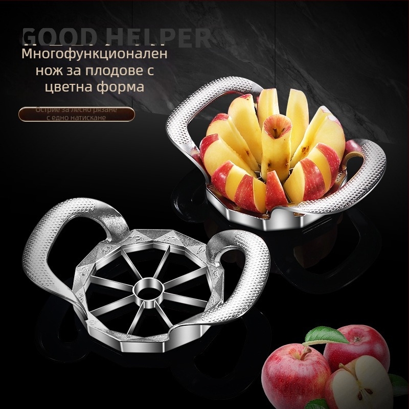 Ябълков резач и сърцевинител от неръждаема стомана 304, домашна употреба, модерен дизайн, обработка по поръчка