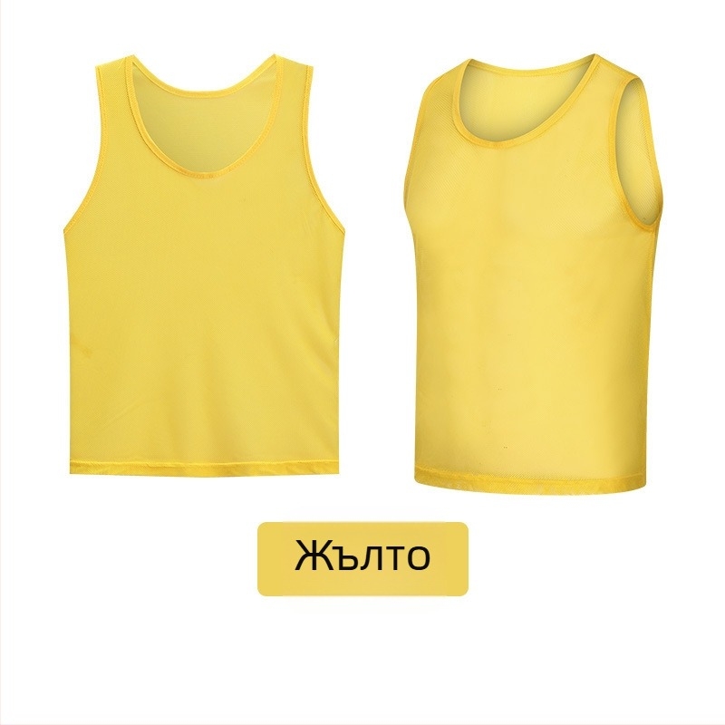 Полиестер тренировъчен жилет за футбол - персонализиран модел, всесезонен, унисекс, възраст 1–80