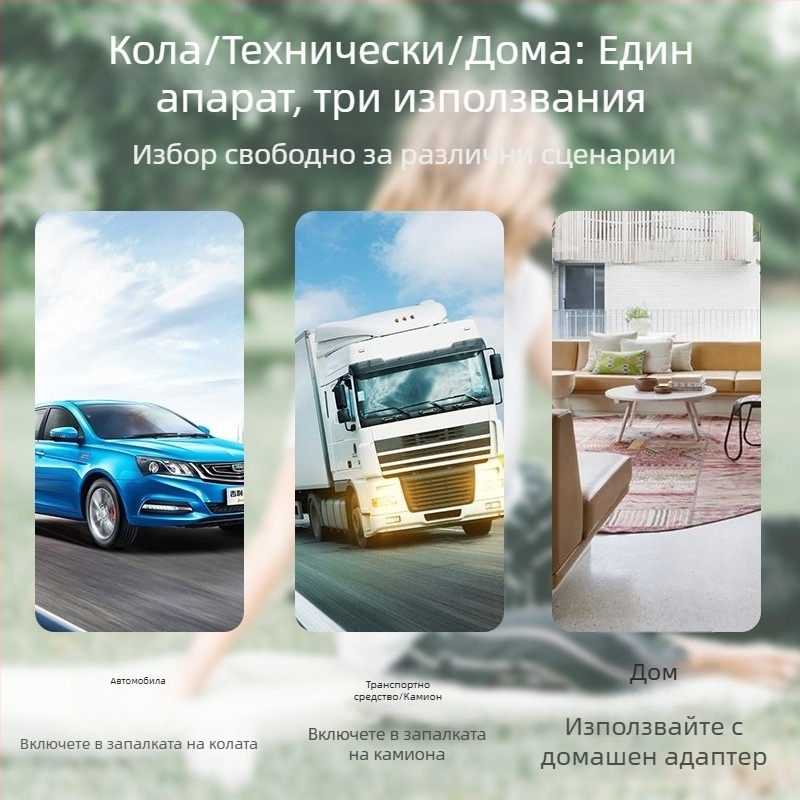 Ice King компресорен автомобилен хладилник, 12V/24V, двойно използване за кола и дом, обем 11–15 л, 40W, охлаждане до -20°C