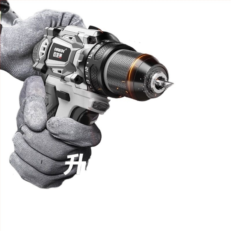 Безчеткова ръчна бормашина с висока мощност, двойно захранване (зареждане или кабел), презареждаема литиева батерия и многофункционална електрическа отвертка